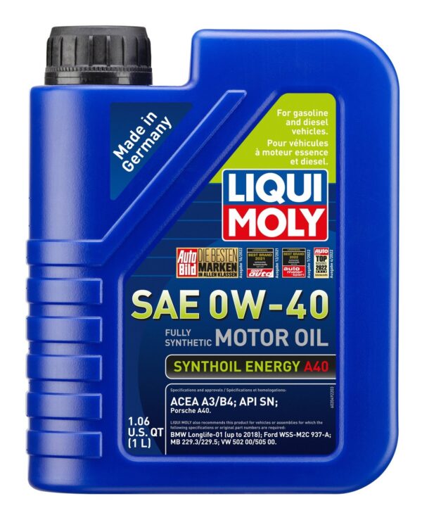 LIQUI MOLY Synthoil Energy A40 0W-40 1L