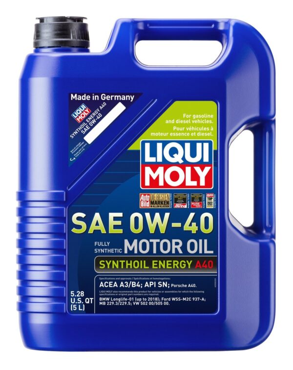 LIQUI MOLY Synthoil Energy A40 0W-40 5L